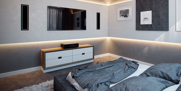 上海奥玎宫廷别墅卧室地板工程